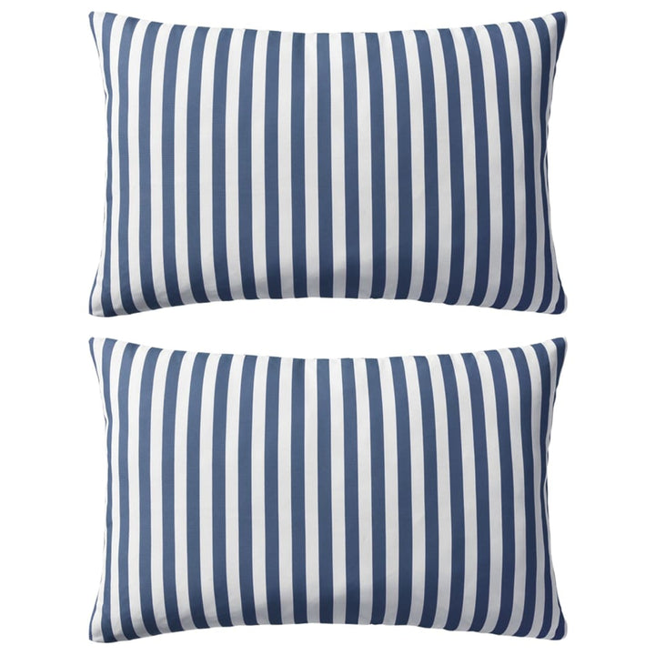 Perne De Exterior, 2 Buc., Imprimeu Dungi, , Bleumarin