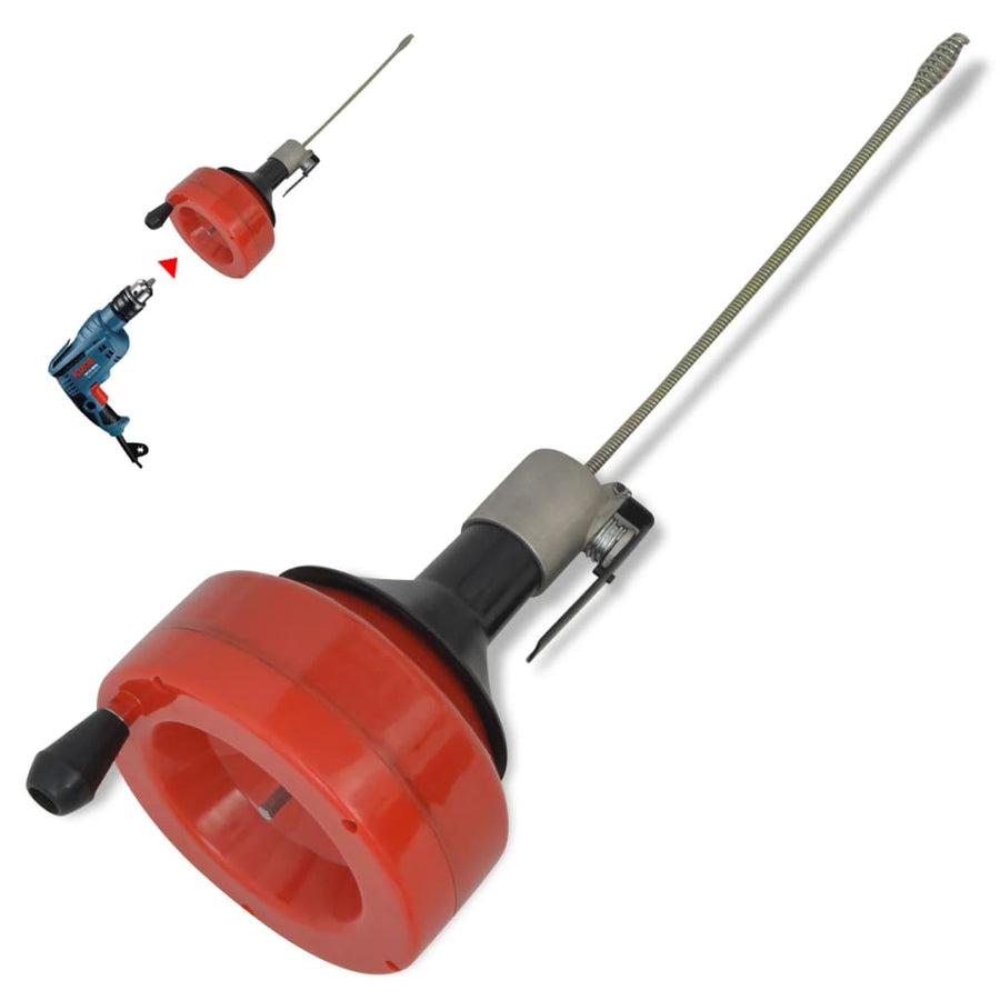 Curățător De Țevi Acționat Manual/Cu Burghiu, 8 M