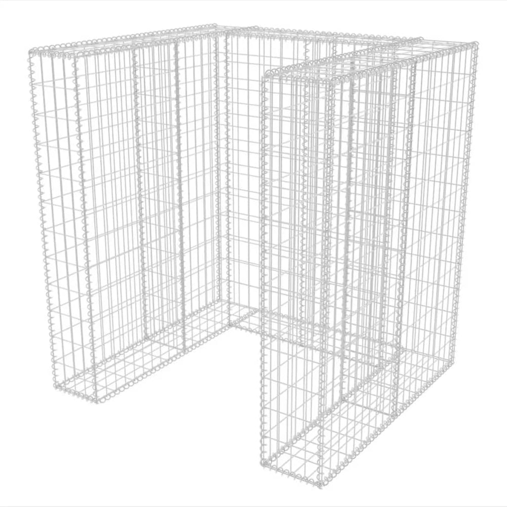 Gabion Unic Îngrădire Pubelă, Oțel,
