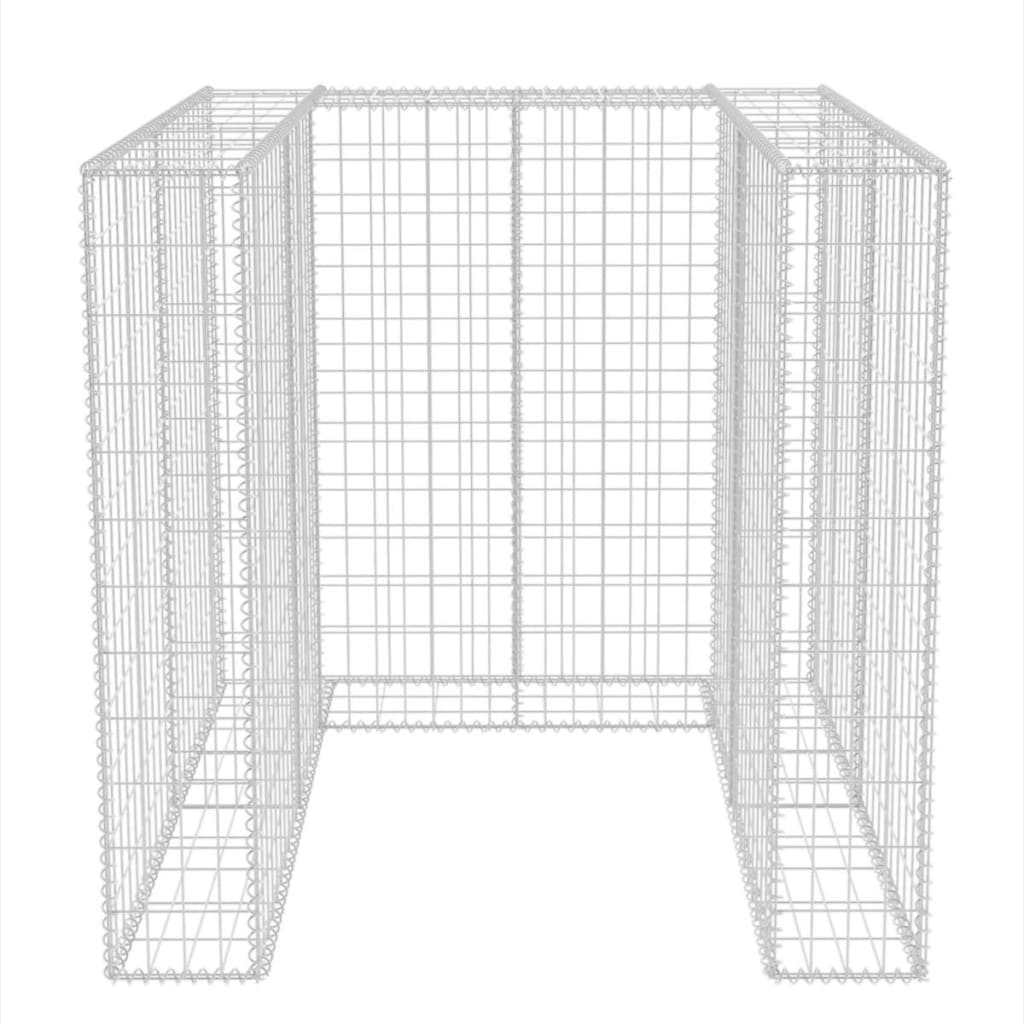 Gabion Unic Îngrădire Pubelă, Oțel,