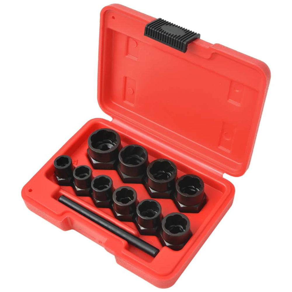 Set Extractor Șuruburi Și Piulițe Deteriorate Din Oțel, 11 Piese
