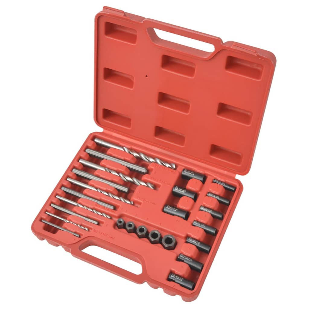 Set Extractor Șuruburi, Oțel, 25 De Piese