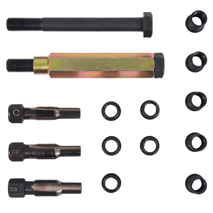 Set Reparații Filet Bujii 15 Piese M10 X 1,0 Mm