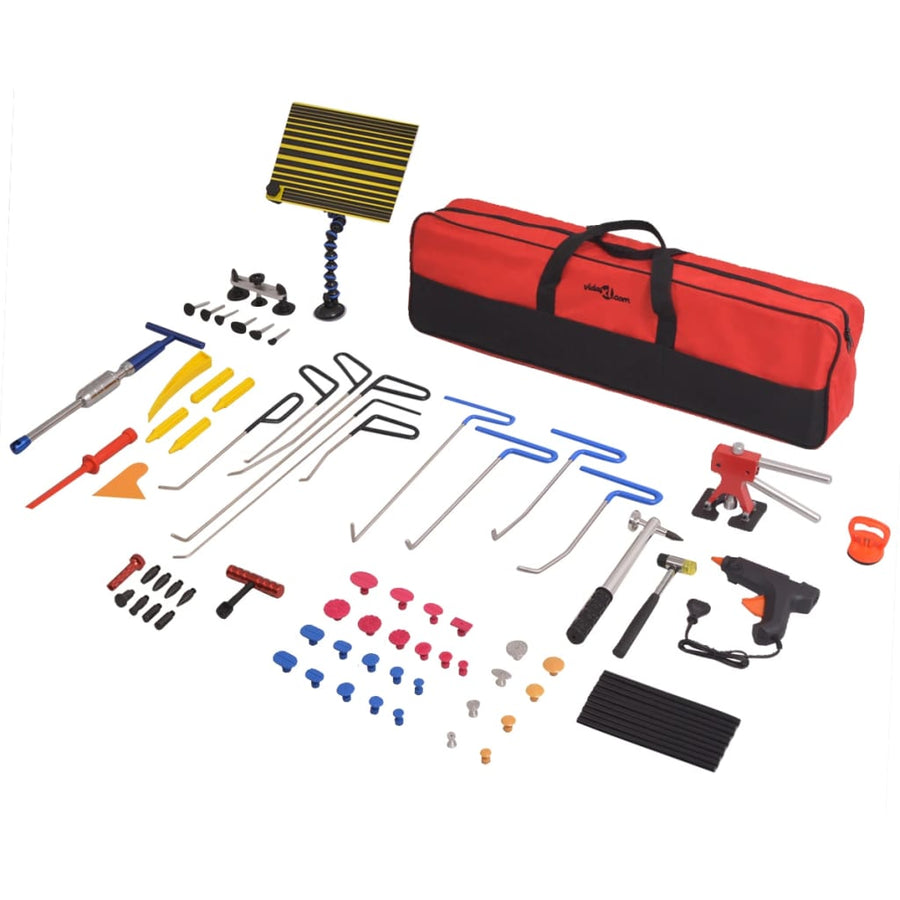Set Reparații Deformări Fără Vopsea, 80 Piese, Oțel Inoxidabil