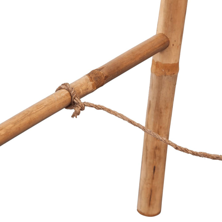 Scară Dublă Pentru Prosoape Cu 5 Trepte Din Bambus 50 X 160 Cm