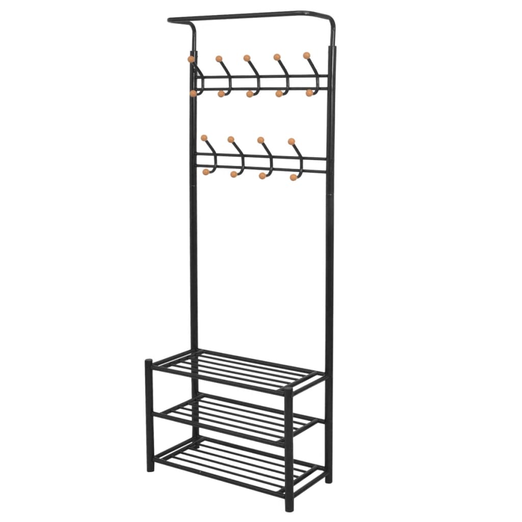 Cuier Haine Cu Raft Pentru Pantofi, , 68 X 32 X 182,5 Cm