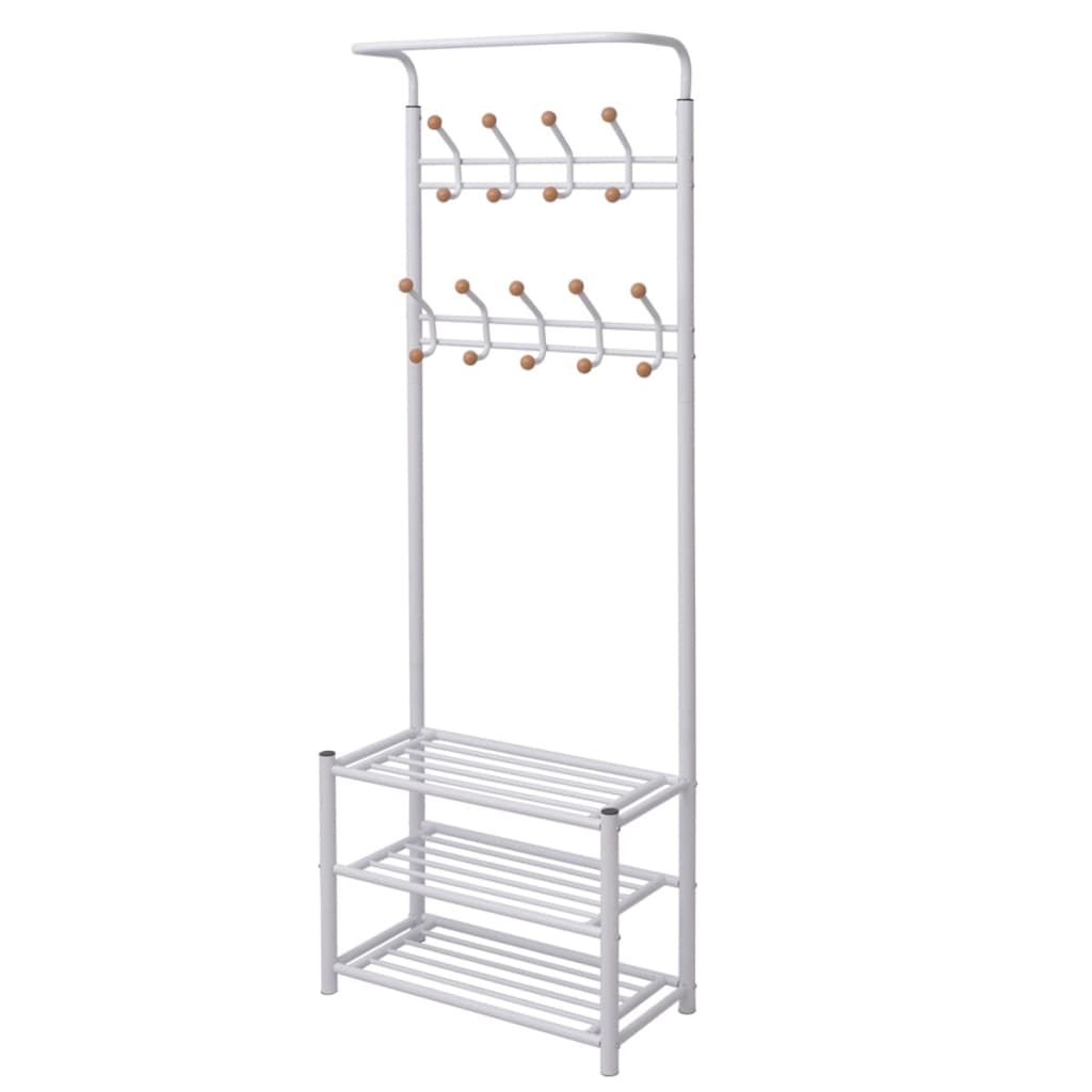 Cuier Haine Cu Raft Pentru Pantofi, , 68 X 32 X 182,5 Cm