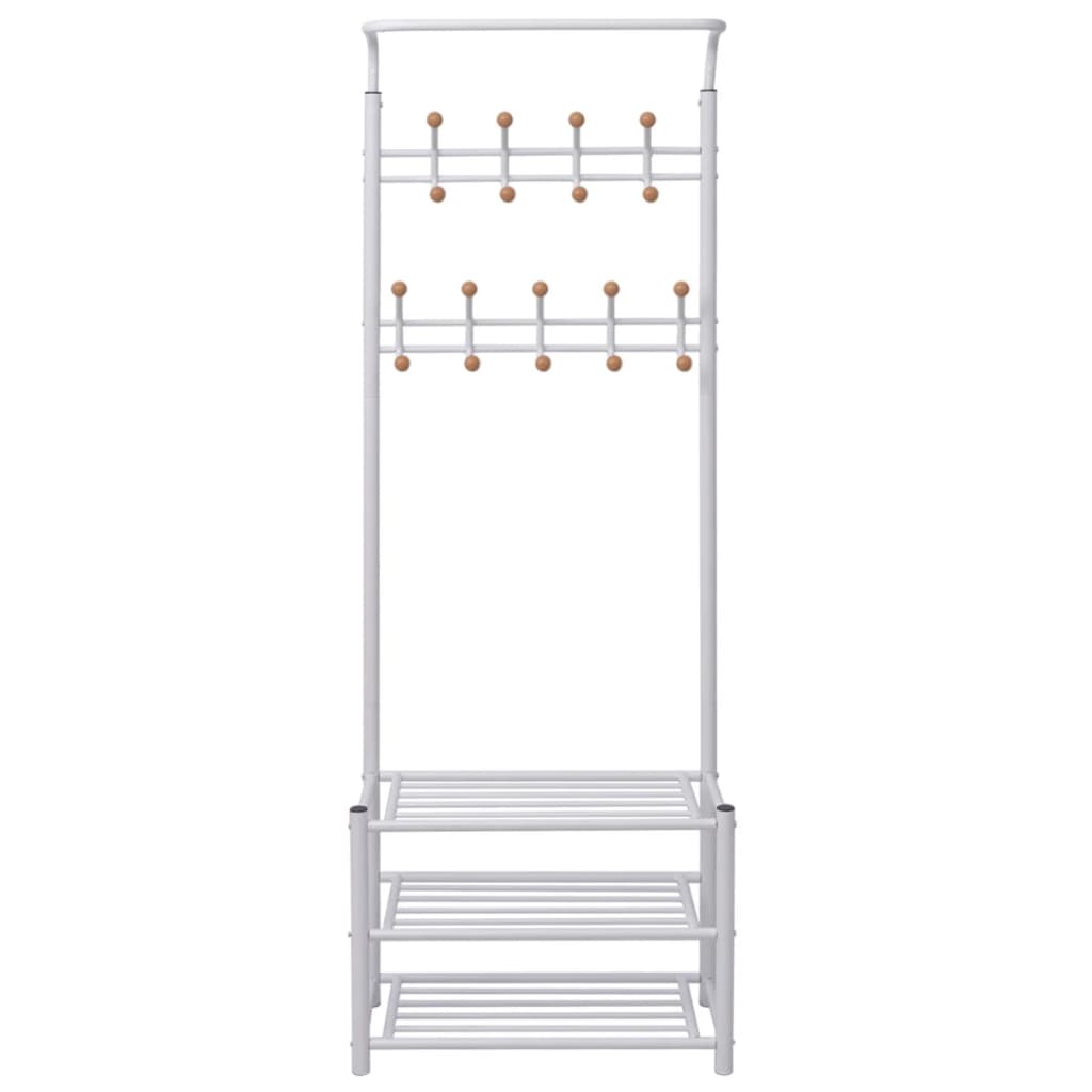 Cuier Haine Cu Raft Pentru Pantofi, , 68 X 32 X 182,5 Cm