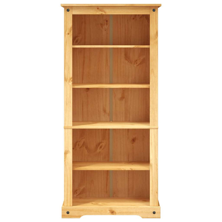 Bibliotecă 5 Rafturi, 81X40X, Pin Mexican, Stil Corona
