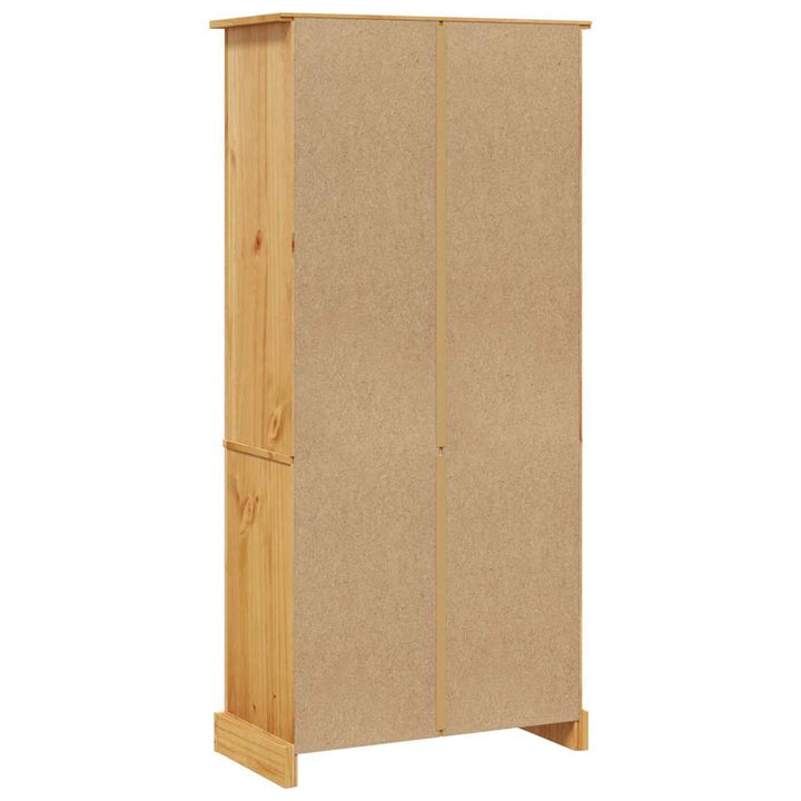 Bibliotecă 5 Rafturi, 81X40X, Pin Mexican, Stil Corona