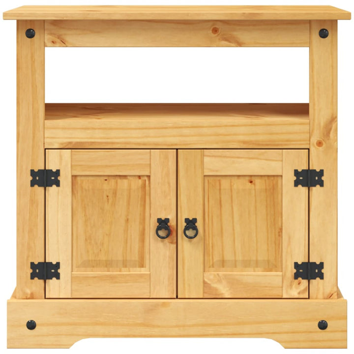 Comodă Tv Gama Corona, Gri, 80 X 43 X 78 Cm, Pin Mexican