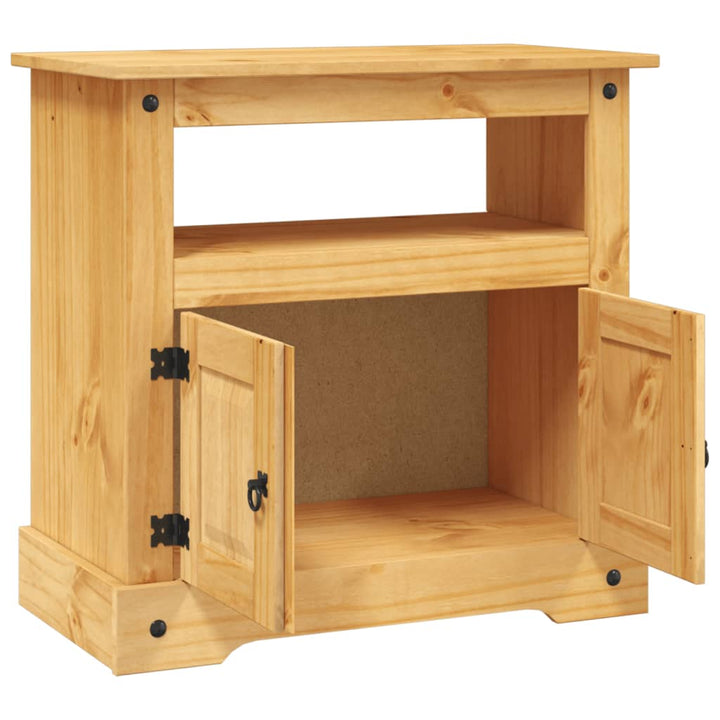 Comodă Tv Gama Corona, Gri, 80 X 43 X 78 Cm, Pin Mexican