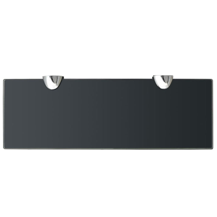 Raft Suspendat Din Sticlă, , 8 Mm Negru