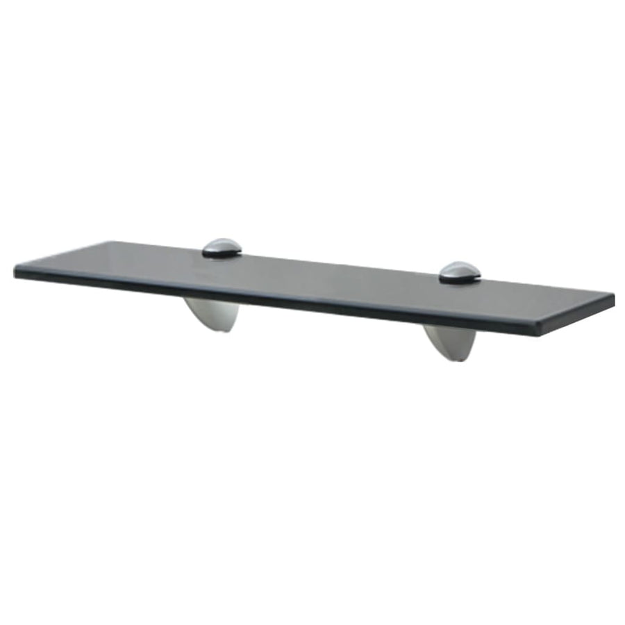Raft Suspendat Din Sticlă, , 8 Mm Negru
