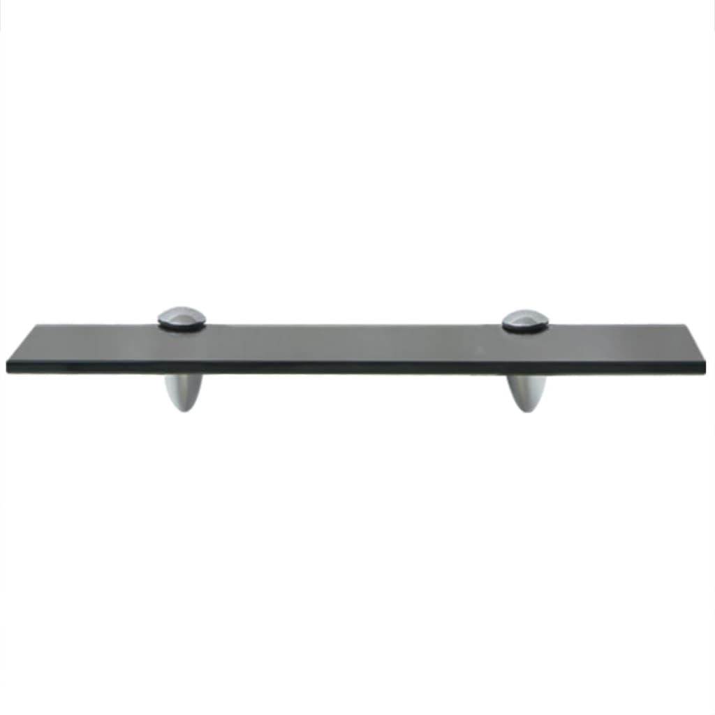 Raft Suspendat Din Sticlă, , 8 Mm Negru