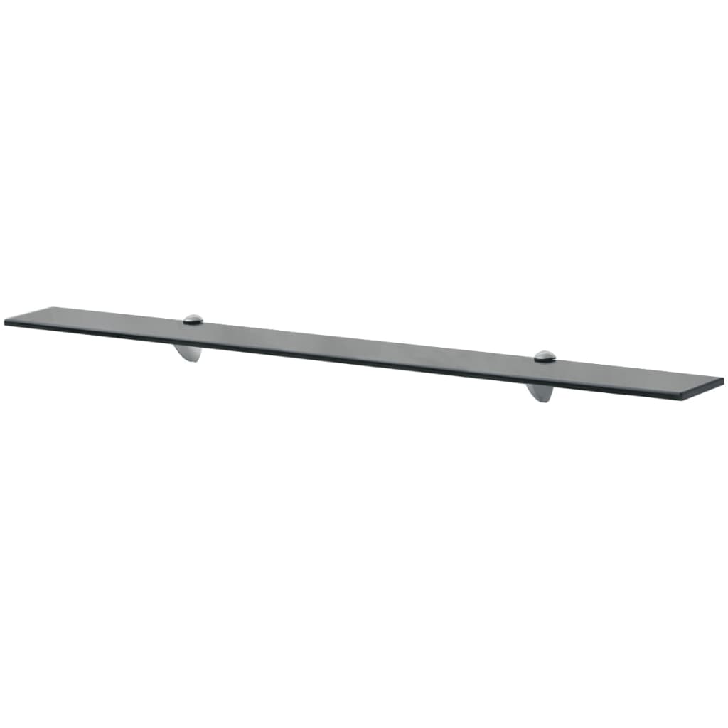 Raft Suspendat Din Sticlă, , 8 Mm Negru