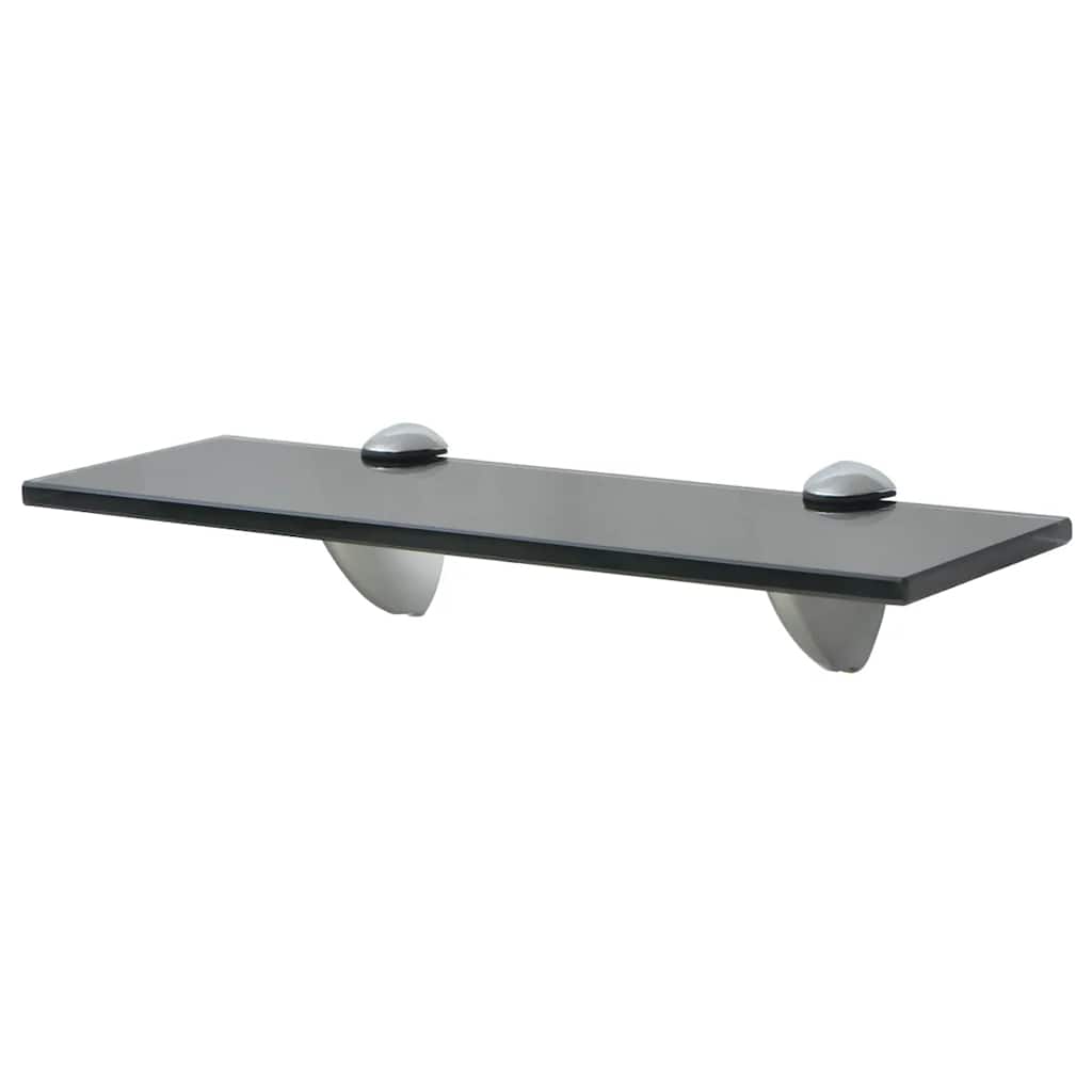 Raft Suspendat Din Sticlă, , 8 Mm Negru