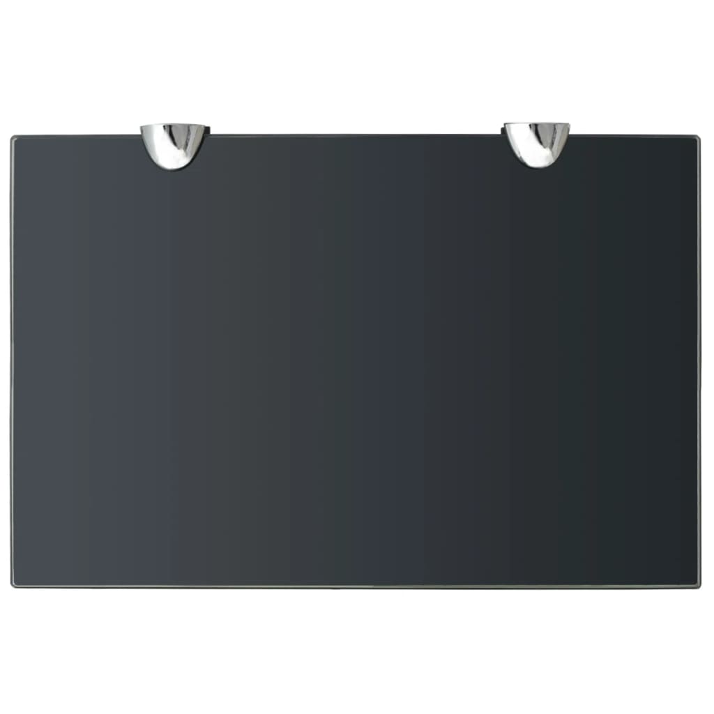 Raft Suspendat Din Sticlă, , 8 Mm Negru