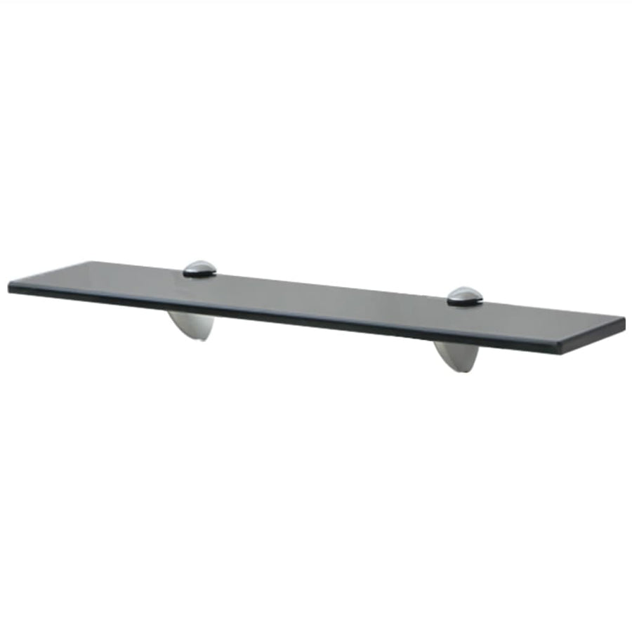 Raft Suspendat Din Sticlă, , 8 Mm Negru