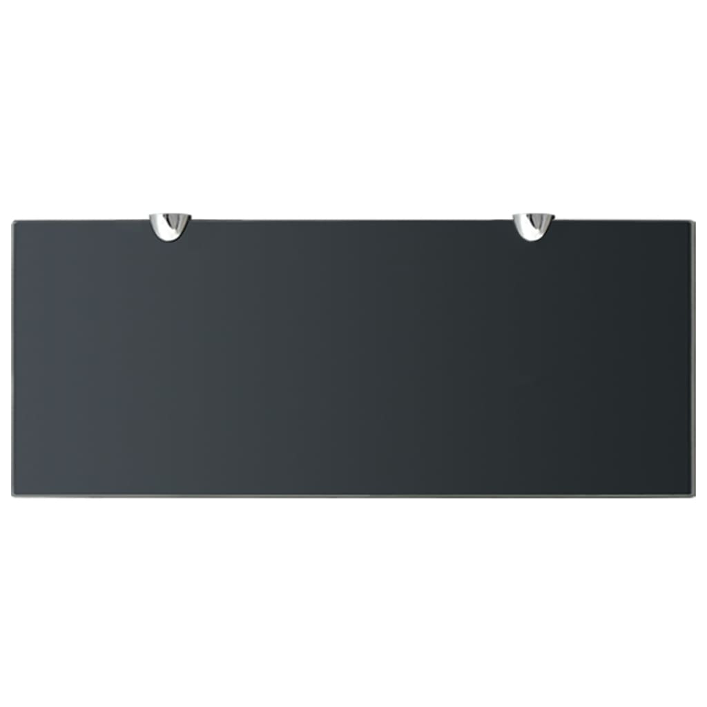 Raft Suspendat Din Sticlă, , 8 Mm Negru