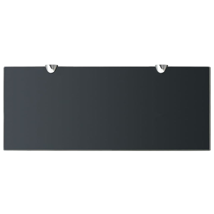 Raft Suspendat Din Sticlă, , 8 Mm Negru