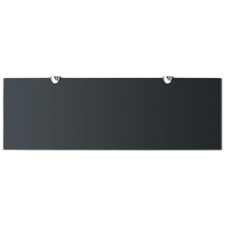 Raft Suspendat Din Sticlă, , 8 Mm Negru