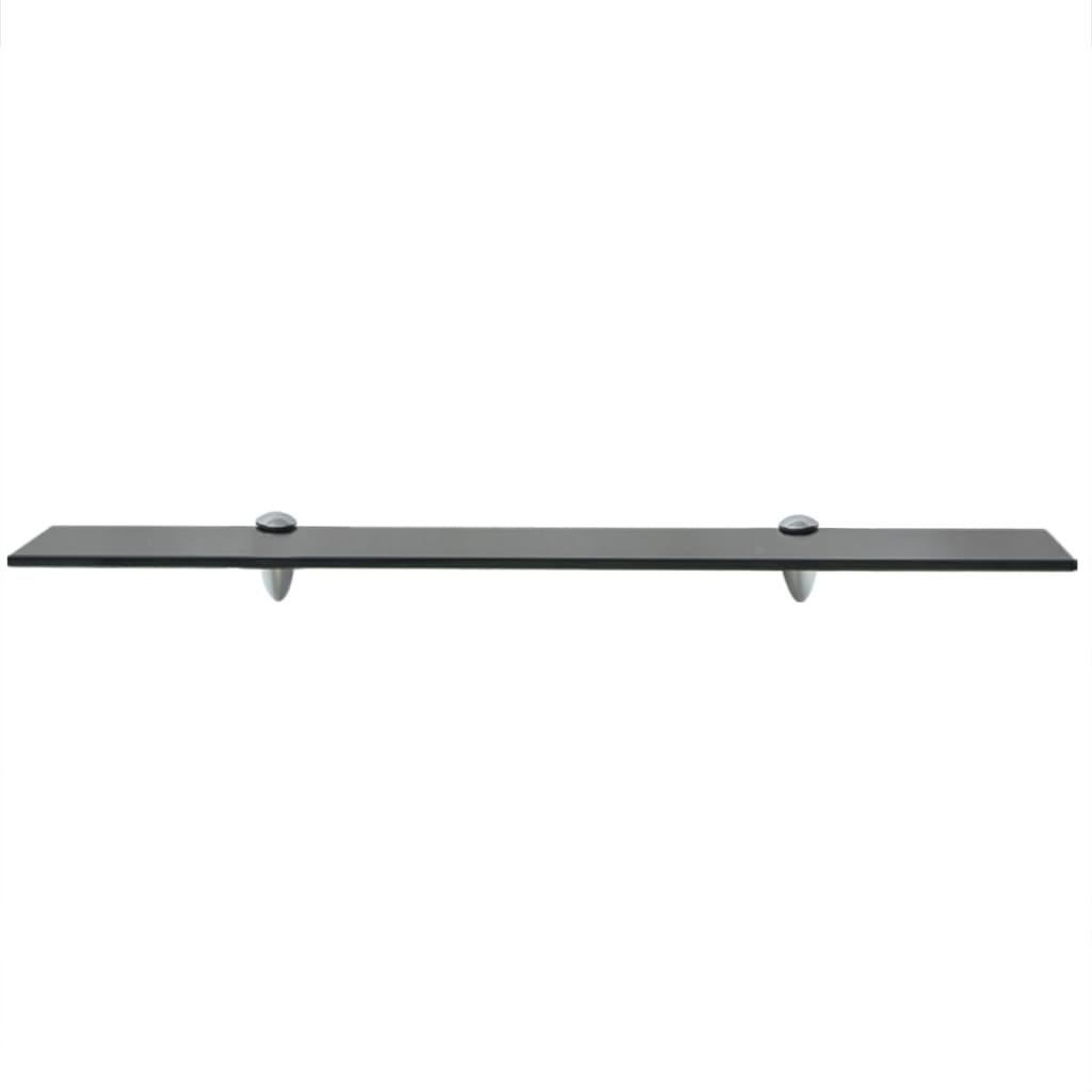 Raft Suspendat Din Sticlă, , 8 Mm Negru