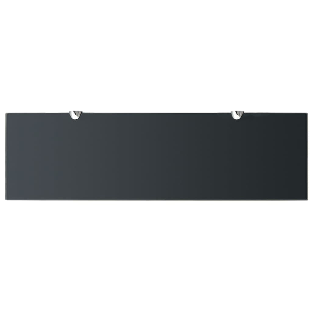 Raft Suspendat Din Sticlă, , 8 Mm Negru