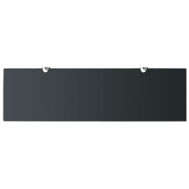 Raft Suspendat Din Sticlă, , 8 Mm Negru