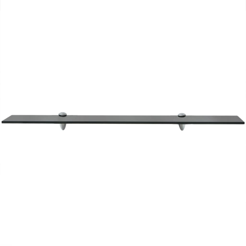 Raft Suspendat Din Sticlă, , 8 Mm Negru
