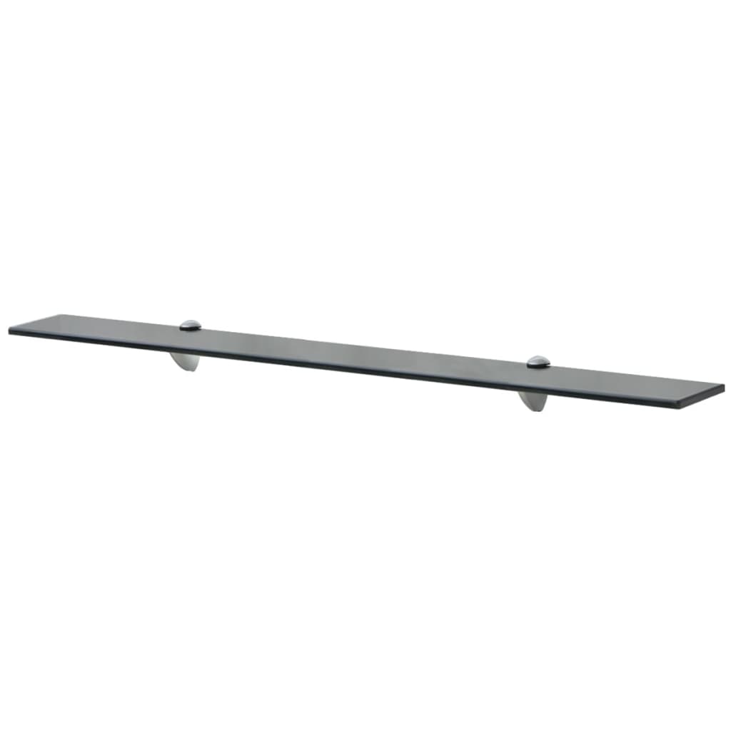 Raft Suspendat Din Sticlă, , 8 Mm Negru