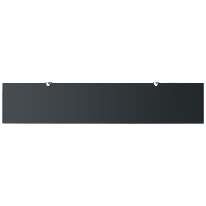 Raft Suspendat Din Sticlă, , 8 Mm Negru
