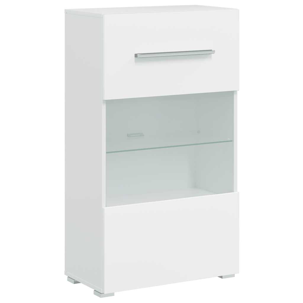 Set Mobilier Comodă Tv De Perete, 5 Piese, Iluminare Led,