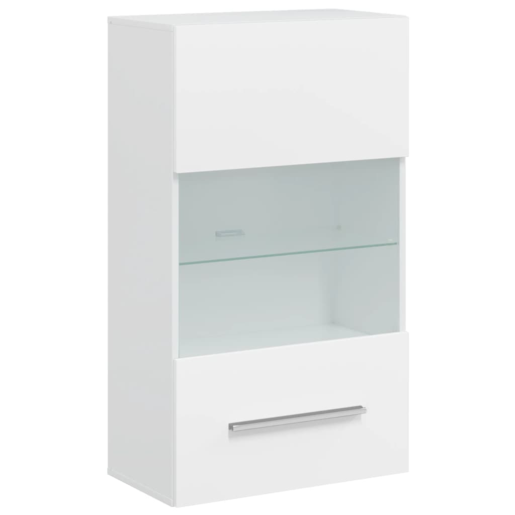 Set Mobilier Comodă Tv De Perete, 5 Piese, Iluminare Led,