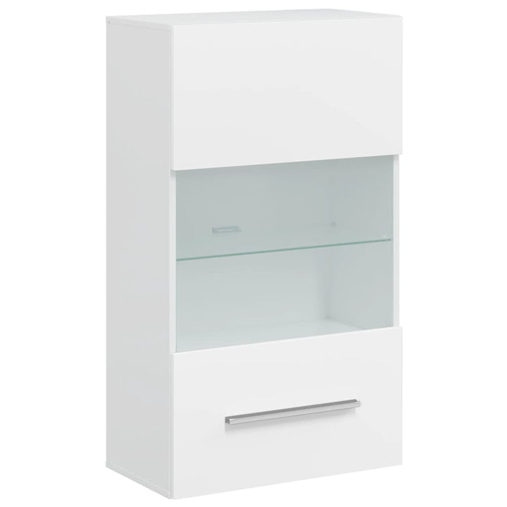 Set Mobilier Comodă Tv De Perete, 5 Piese, Iluminare Led,