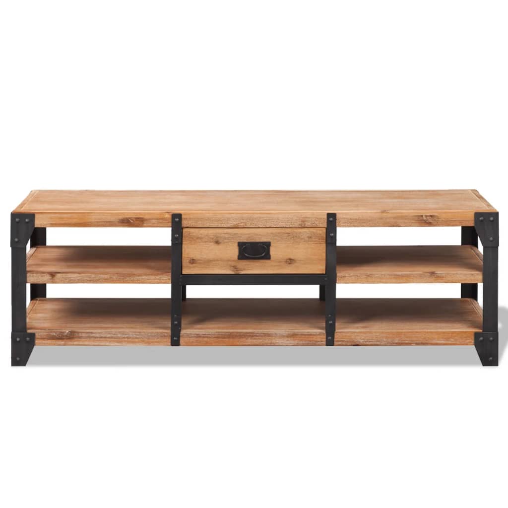 Comodă Tv Din Lemn Masiv De Acacia 140 X 40 X 45 Cm
