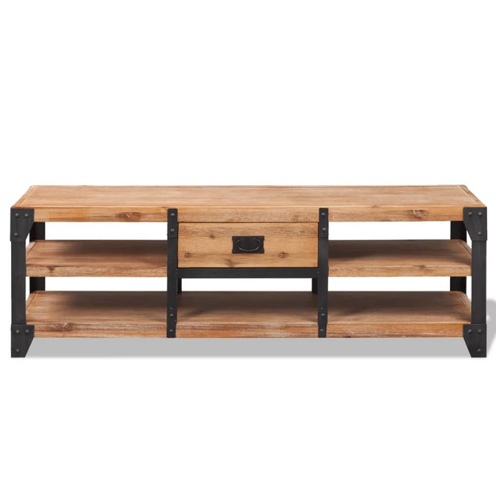 Comodă Tv Din Lemn Masiv De Acacia 140 X 40 X 45 Cm