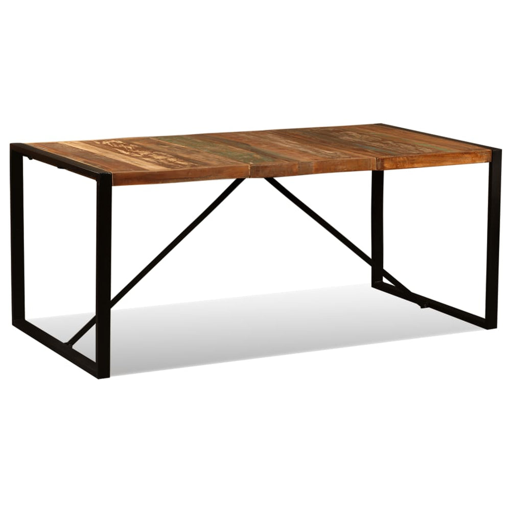 Masă De Bucătărie, 180 Cm, Lemn Masiv Reciclat,
