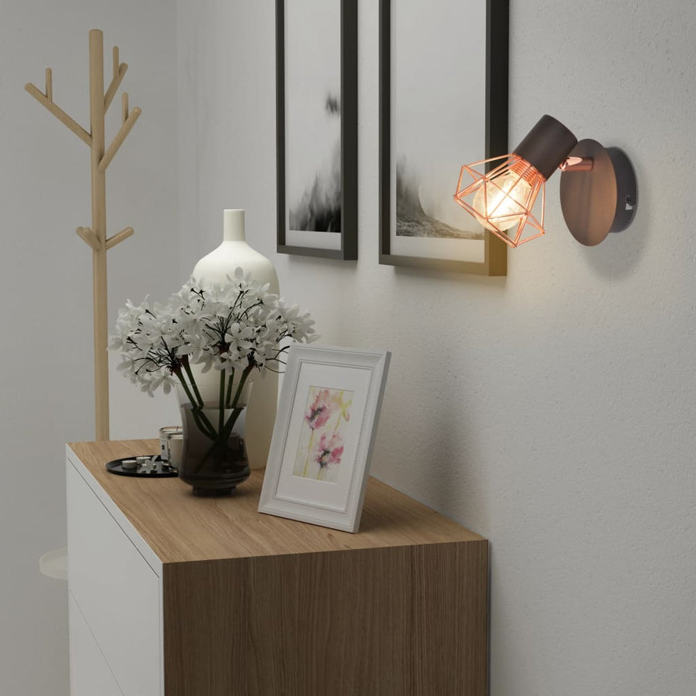 Lămpi De Perete, 2 Buc, Cu 2 Becuri Led Cu Filament 8 W