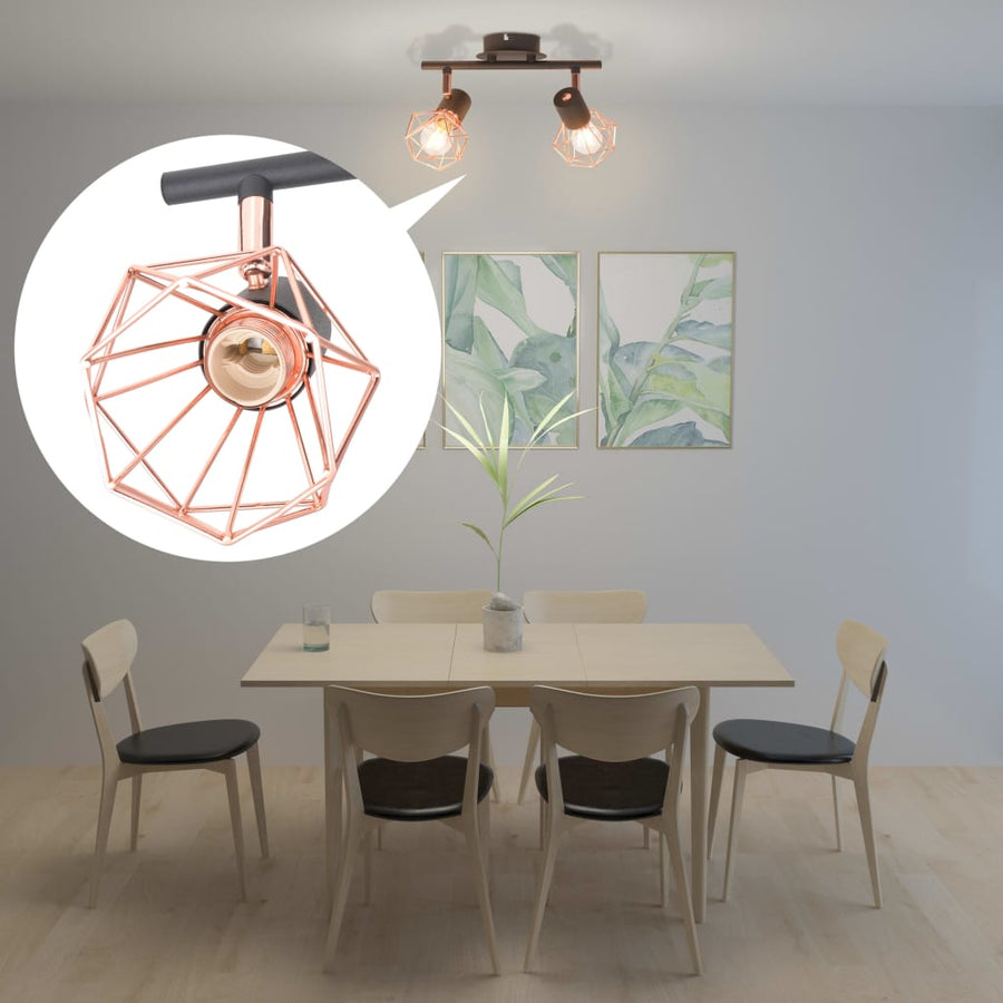 Lustră Cu 2 Becuri Led Cu Filament, 8 W