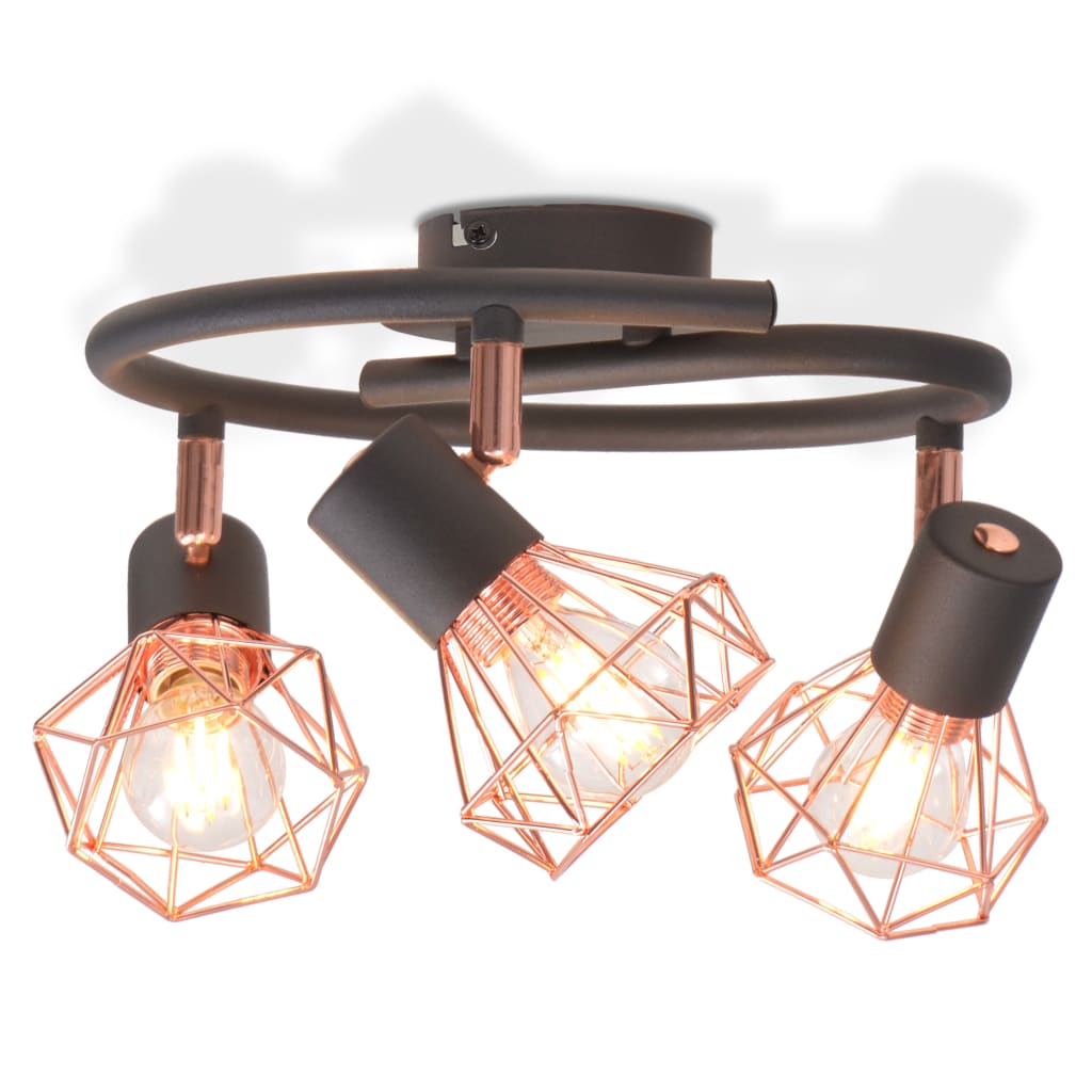 Lustră Cu 3 Becuri Led Cu Filament, 12 W