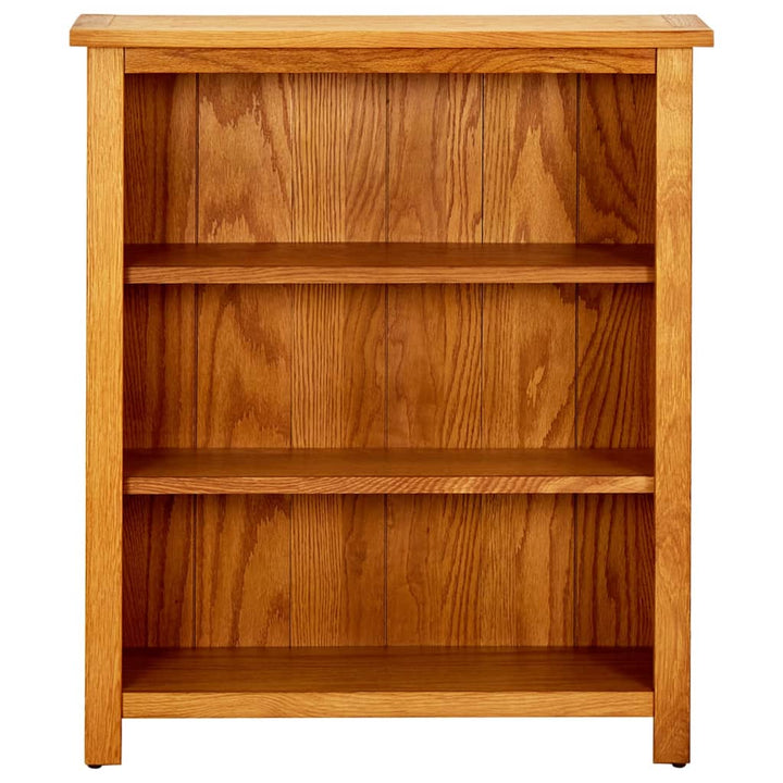 Bibliotecă Cu 3 Rafturi, 70 X 22,5 X 82 Cm, Lemn Masiv Stejar