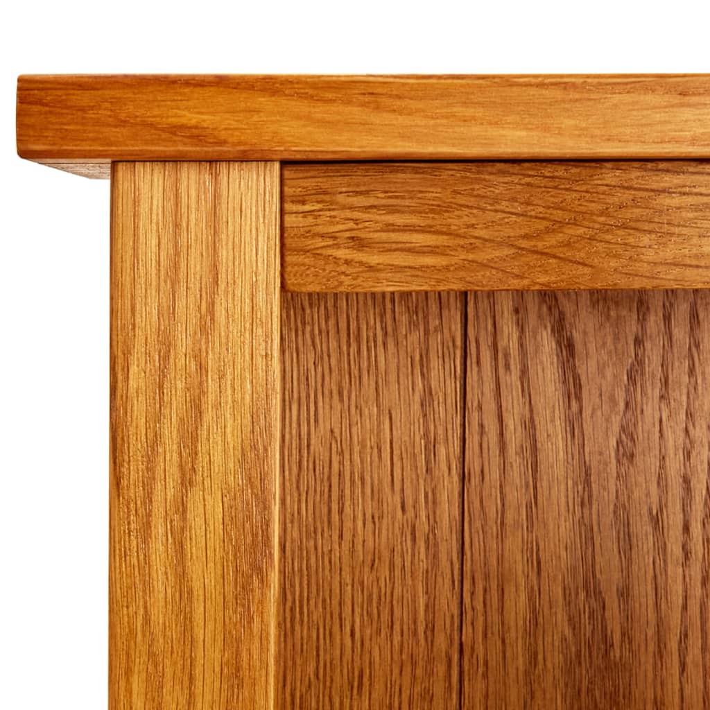 Bibliotecă Cu 3 Rafturi, 70 X 22,5 X 82 Cm, Lemn Masiv Stejar
