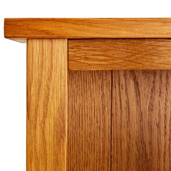 Bibliotecă Cu 3 Rafturi, 70 X 22,5 X 82 Cm, Lemn Masiv Stejar