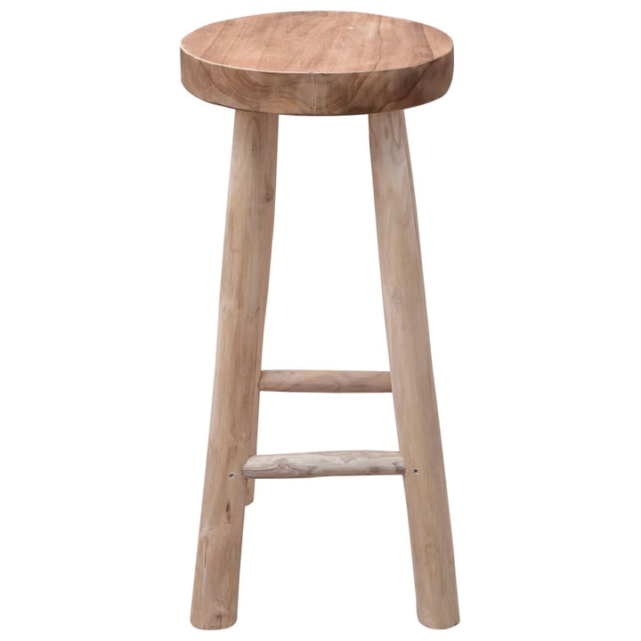 Taburet De Bar, Lemn Masiv De Tec