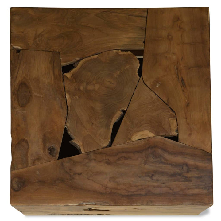 Măsuță De Cafea, 50 X 50 X 35 Cm, Lemn De Tec Natural, Maro