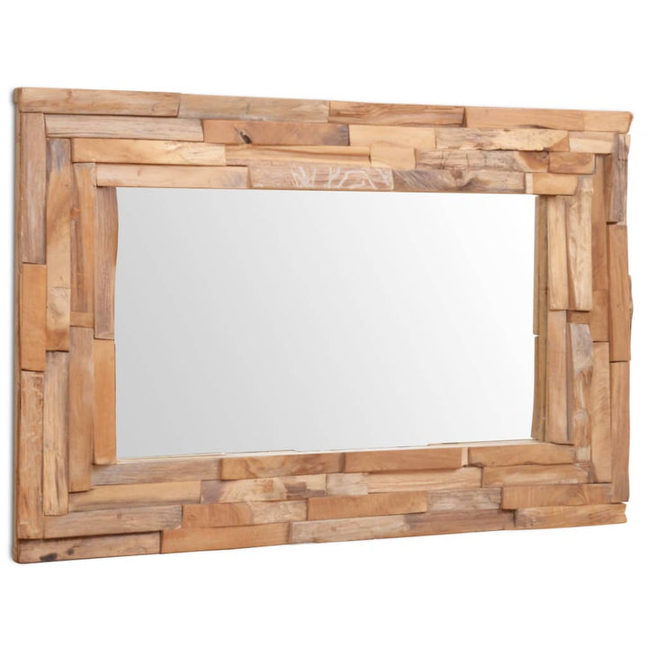 Oglindă Decorativă Din Lemn De Tec, , Dreptunghiular