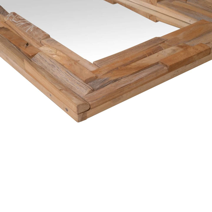 Oglindă Decorativă Din Lemn De Tec, , Dreptunghiular