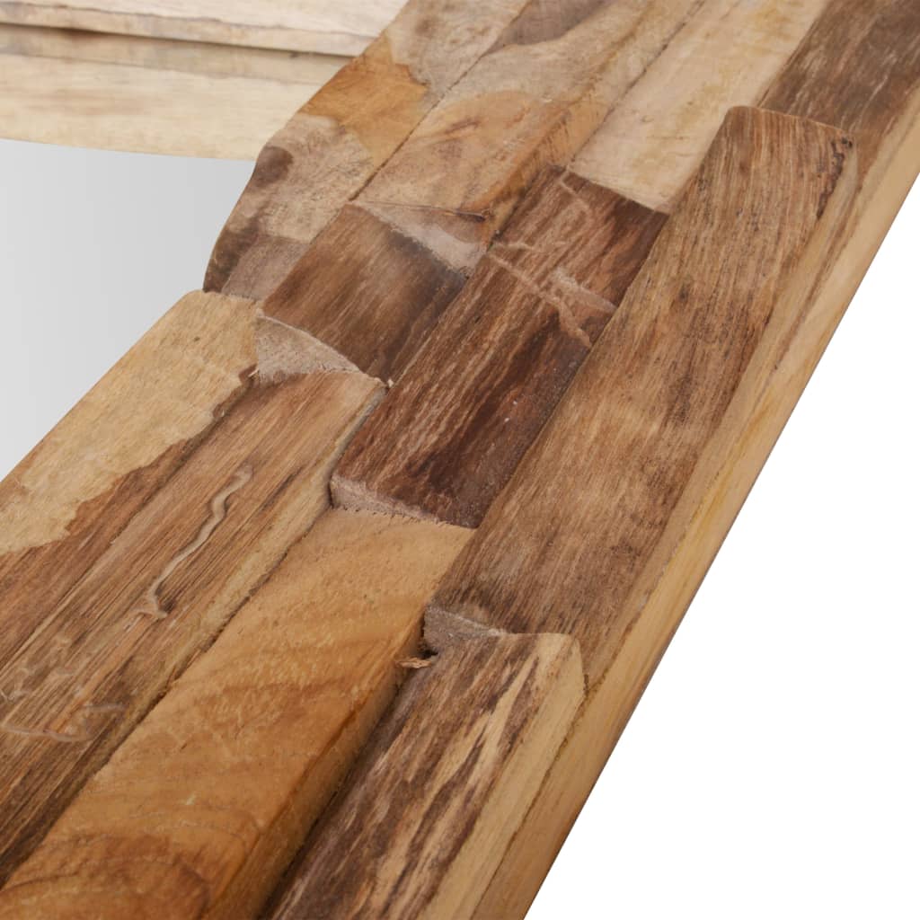 Oglindă Decorativă Din Lemn De Tec, , Dreptunghiular