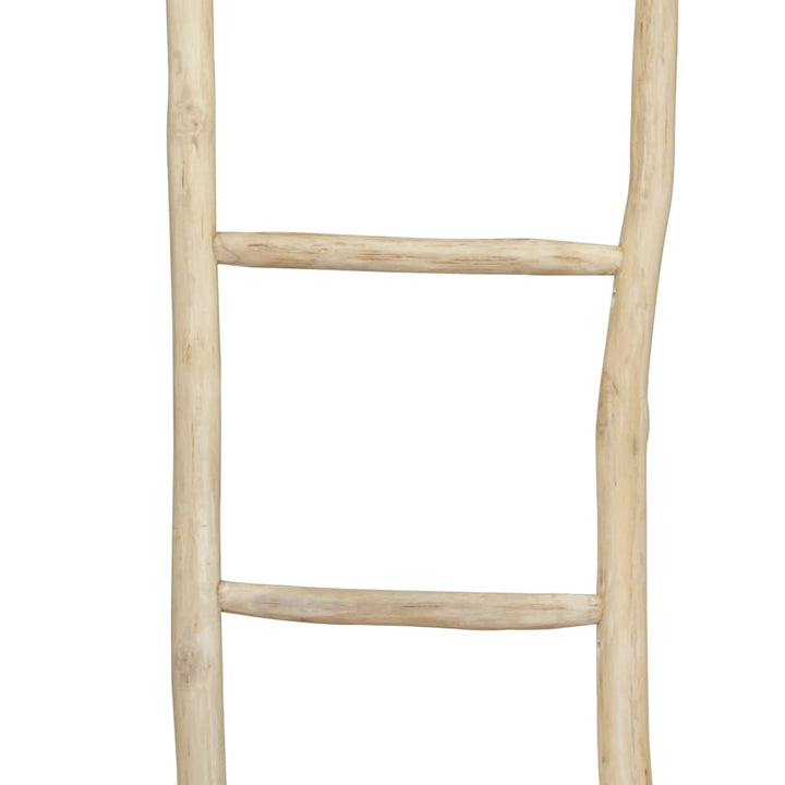 Scară Pentru Prosoape Cu 5 Trepte, Tec, 45X150 Cm, Natural